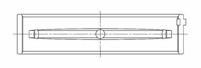 ACL Subaru FA20 Standard Size Main Bearing Set w/ +.002in OD - 5M8312HO/S2-STD -Technical Drawing 1