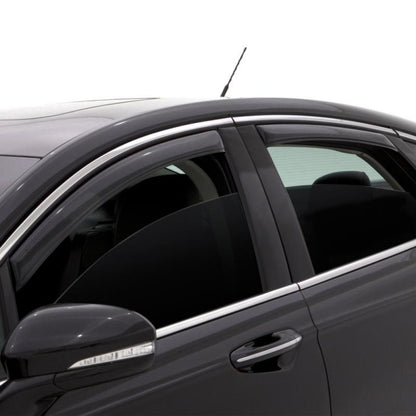 AVS 10-14 Subaru Outback Ventvisor In-Channel Front & Rear Window Deflectors 4pc - Smoke - 194484 - Mounted