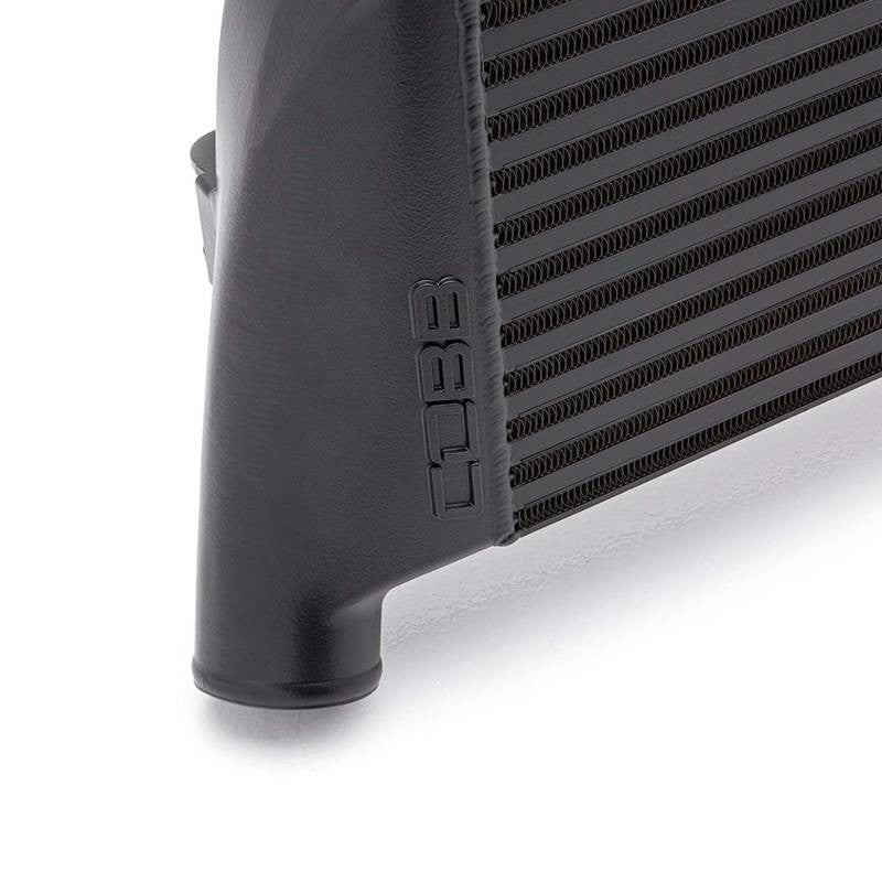 COBB 15-21 Subaru WRX Top Mount Intercooler - Black - Close-up