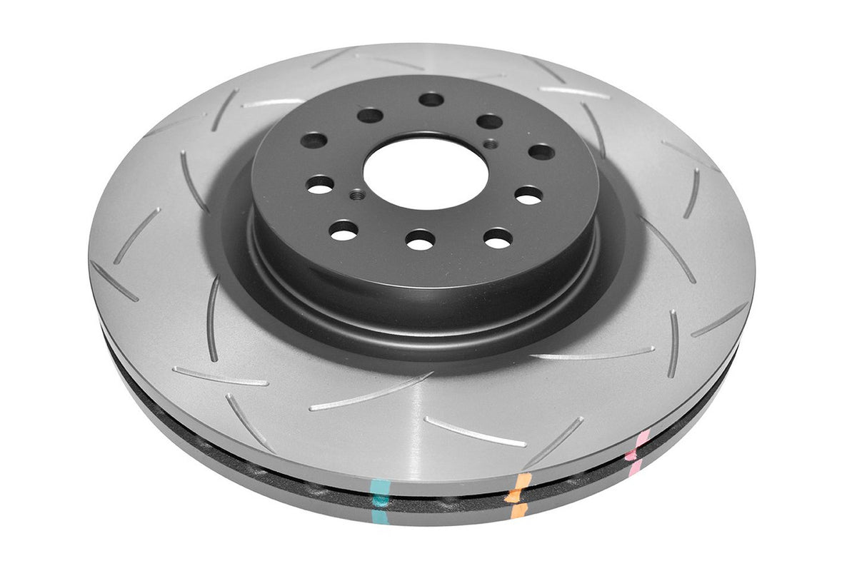 DBA Front 4000 Series T3 Slotted Brake Rotor For 2015-21 Subaru WRX, 05-09 LGT