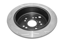 DBA Rear 4000 Series T3 Slotted Brake Rotor For 2008-21 Subaru WRX, 04-16 Forester XT - Back