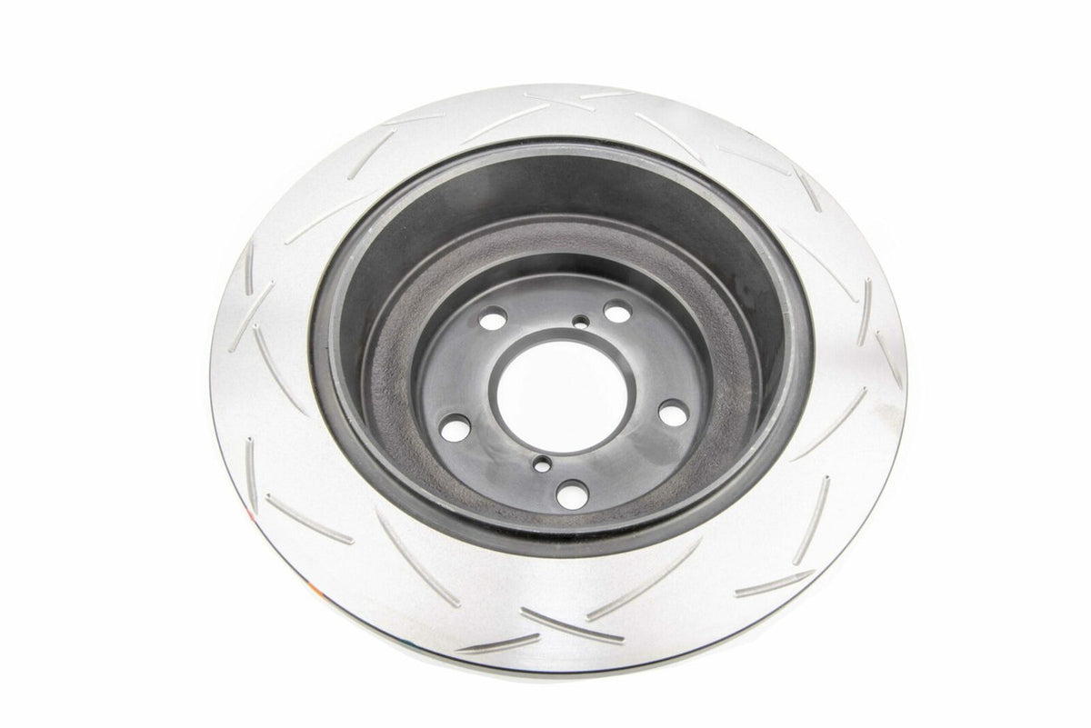 DBA Rear 4000 Series T3 Slotted Brake Rotor For 2002-05 Subaru WRX, 98-05 Impreza 2.5L RS - Back