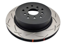 DBA Rear 4000 Series T3 Slotted Brake Rotor For 2004-07 Subaru WRX STI