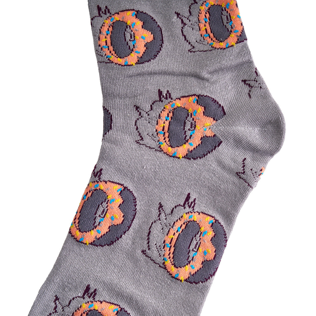 Burnout Beignet Socks - Close Up
