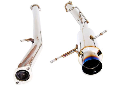 Invidia N1 3" Racing Cat Back Exhaust with 4" Titanium Tip Fits 2002-07 Subaru WRX / STI