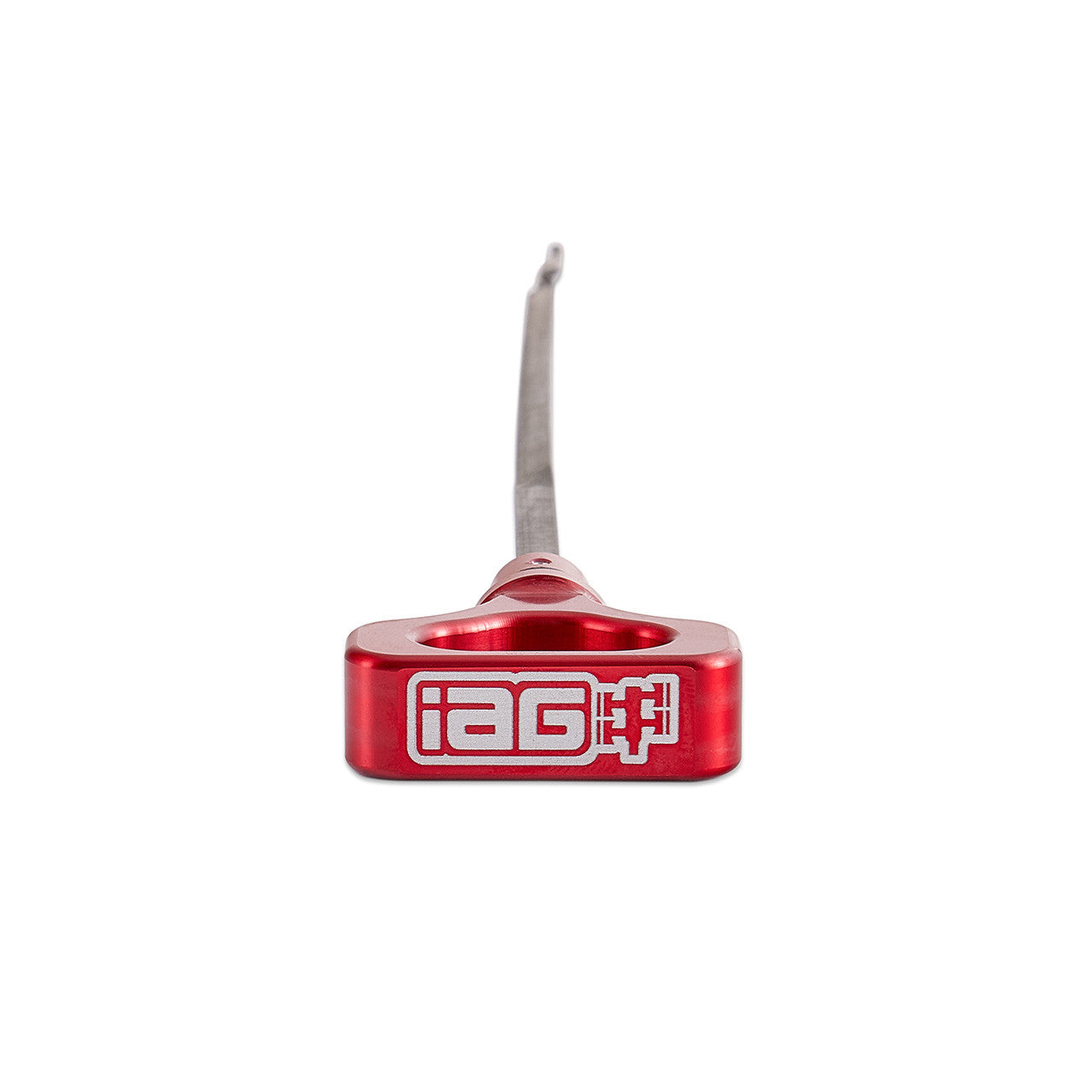 IAG Dipstick With Billet Anodized Handle For 2015-21 WRX & 2014-18 Forester 2.0L - Red 2