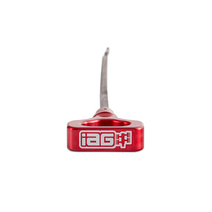 IAG Dipstick With Billet Anodized Handle For 2015-21 WRX & 2014-18 Forester 2.0L - Red 2