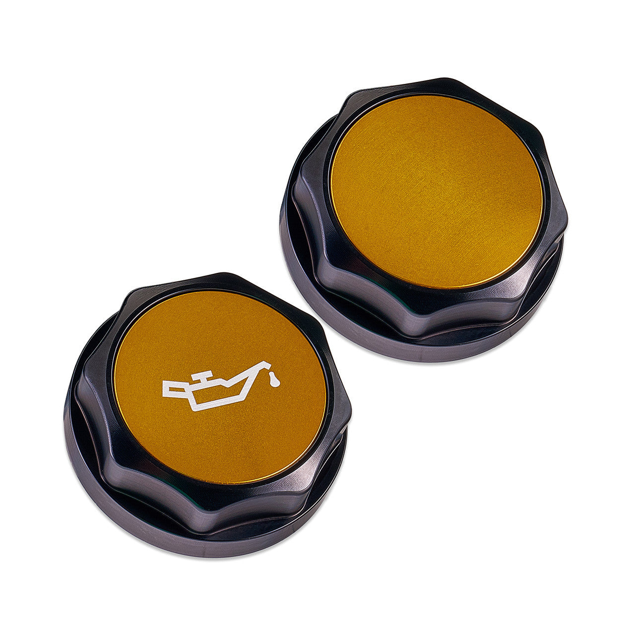 IAG Revolve Engine Oil Fill Cap w/ Anodized Color Accent - Gold