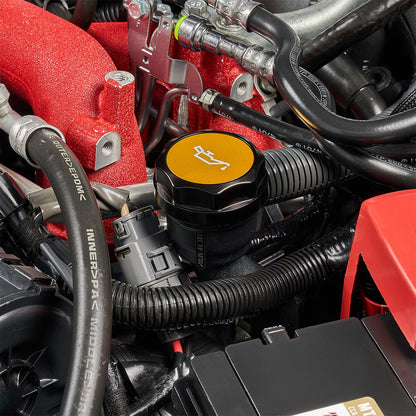IAG Revolve Engine Oil Fill Cap w/ Anodized Color Accent - Installed 3