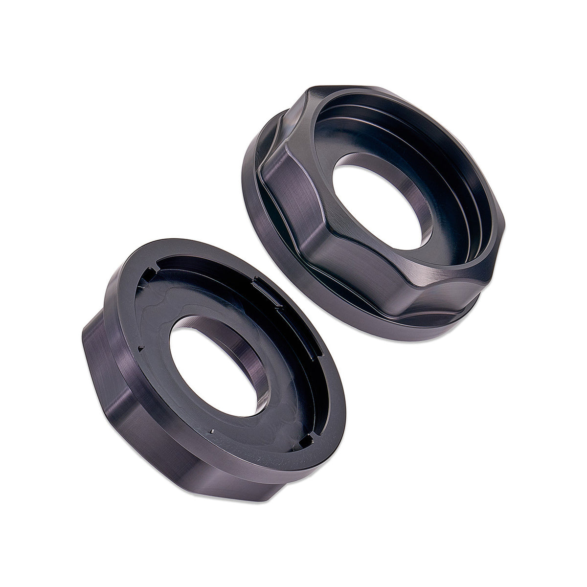 IAG Revolve Clutch Fluid Reservoir Cap w/ Anodized Color Accent for WRX STI - Cap Angles