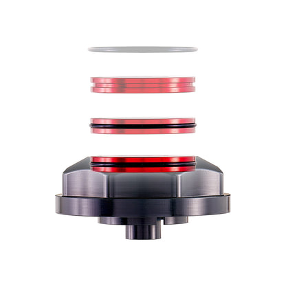 IAG Revolve Power Steering Reservoir Cap w/ Anodized Color Accent for 02-07 WRX, 04-07 STI, 04-08 FXT - Construction