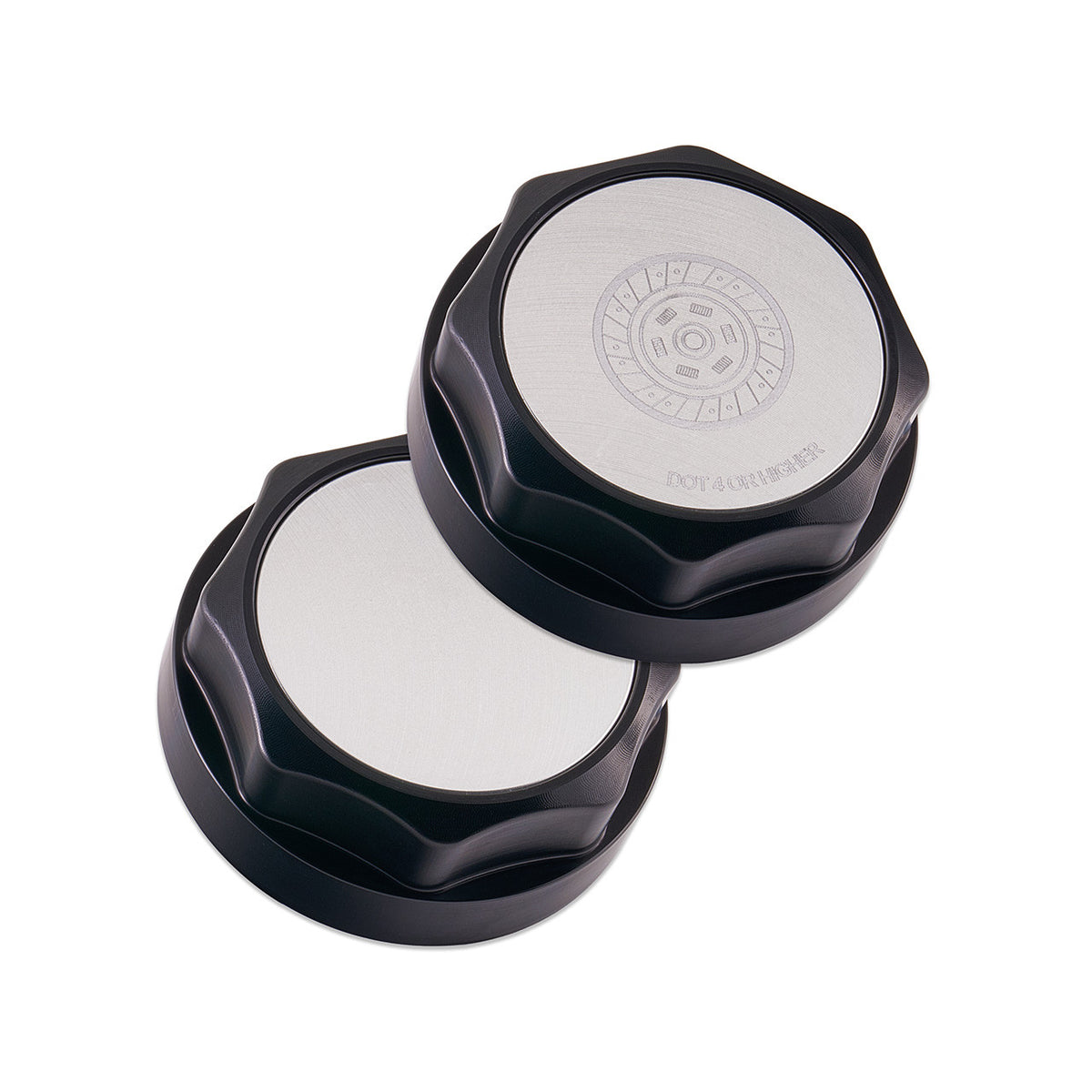 IAG Revolve Clutch Fluid Reservoir Cap w/ Anodized Color Accent for 13-26 BRZ - Silver