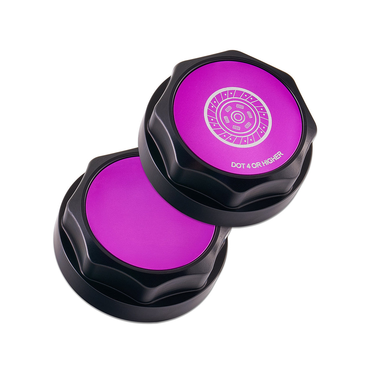 IAG Revolve Clutch Fluid Reservoir Cap w/ Anodized Color Accent for 13-26 BRZ - Purple