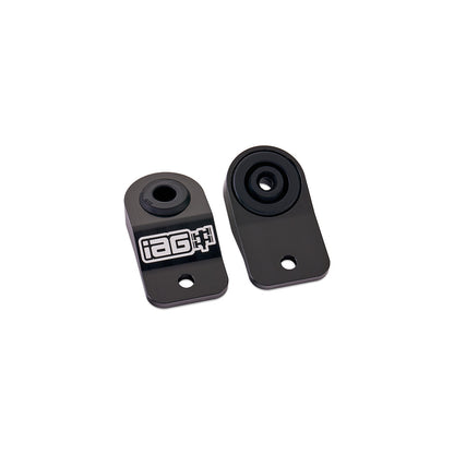 IAG Radiator Stays For 2015-21 Subaru WRX & STI, 12-16 Impreza, 13-17 Crosstrek - Black 2