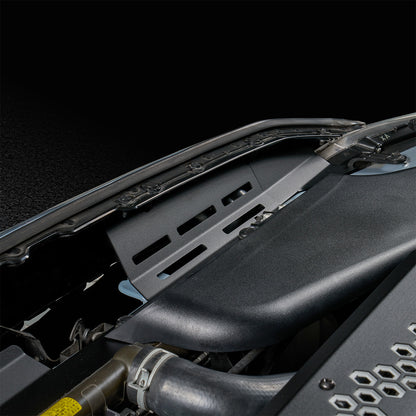 IAG Radiator Shroud For 2015-21 Subaru WRX & STI - Install Close-up