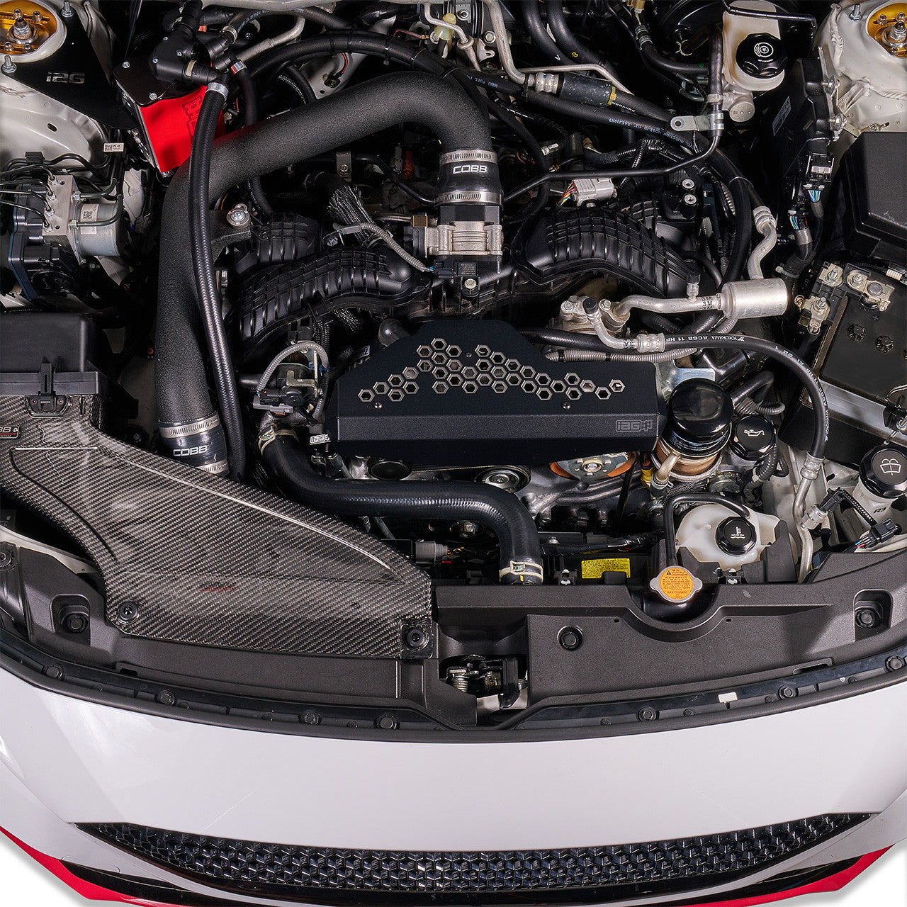 IAG Alternator Cover For 2022-26 WRX - Installed Stainless
