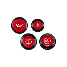 IAG Revolve Engine Bay Dress-Up Cap Kit for 15-21 WRX - Includes Oil, Brake, Coolant & Washer Caps