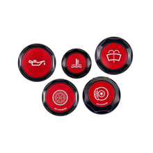 IAG Revolve Engine Bay Dress-Up Cap Kit for 13-24 BRZ - Includes Oil, Brake, Clutch, Coolant & Washer Caps