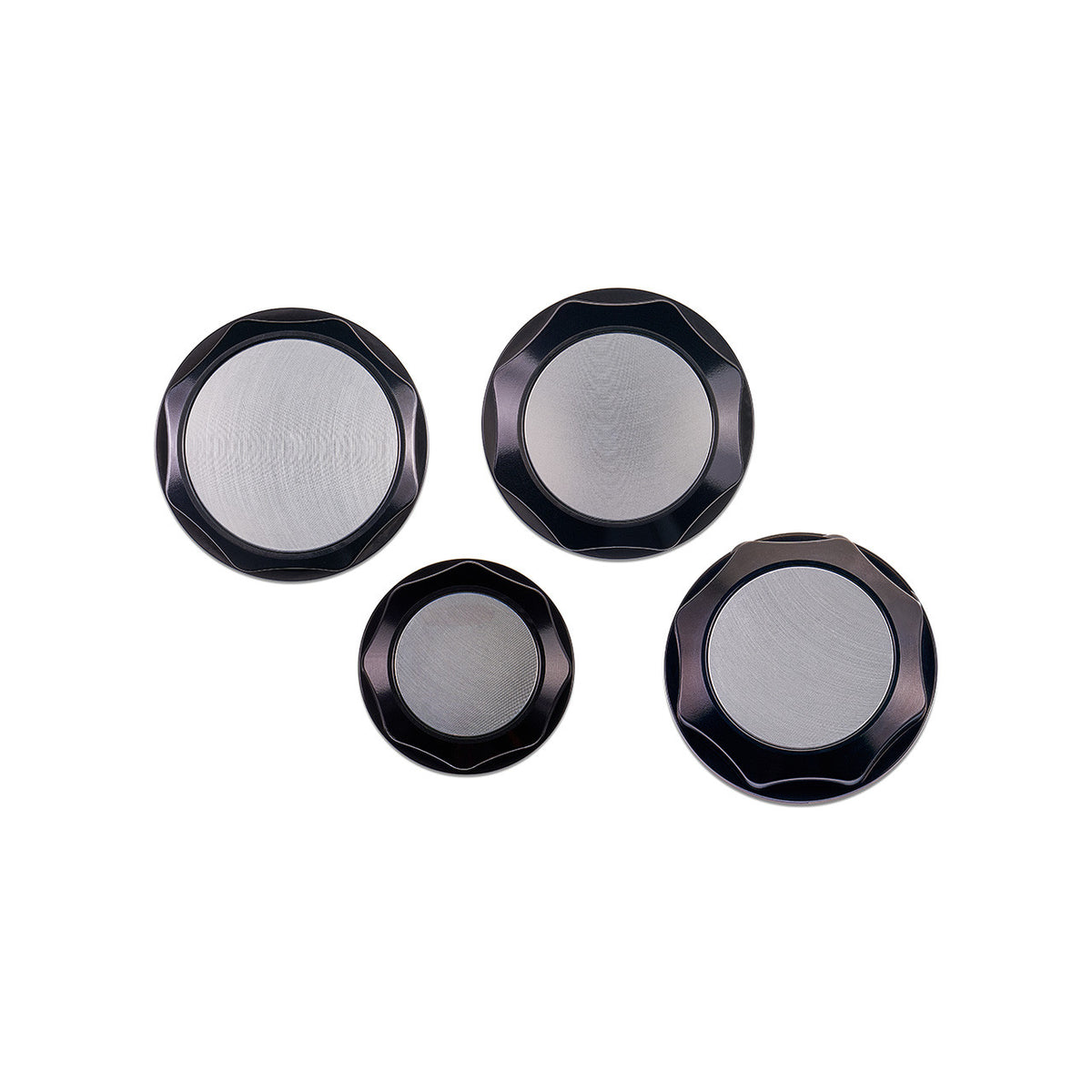 IAG Revolve Engine Bay Dress-Up Cap Kit for 22-26 WRX - Silver Set Back