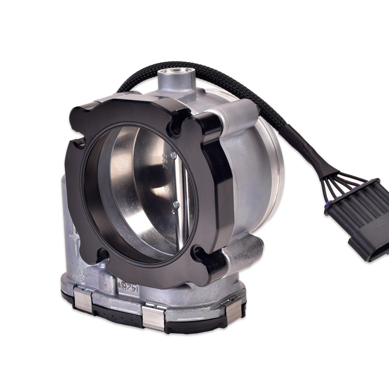 IAG Bosch 82mm Throttle Body & Adapter (Black Anodized)