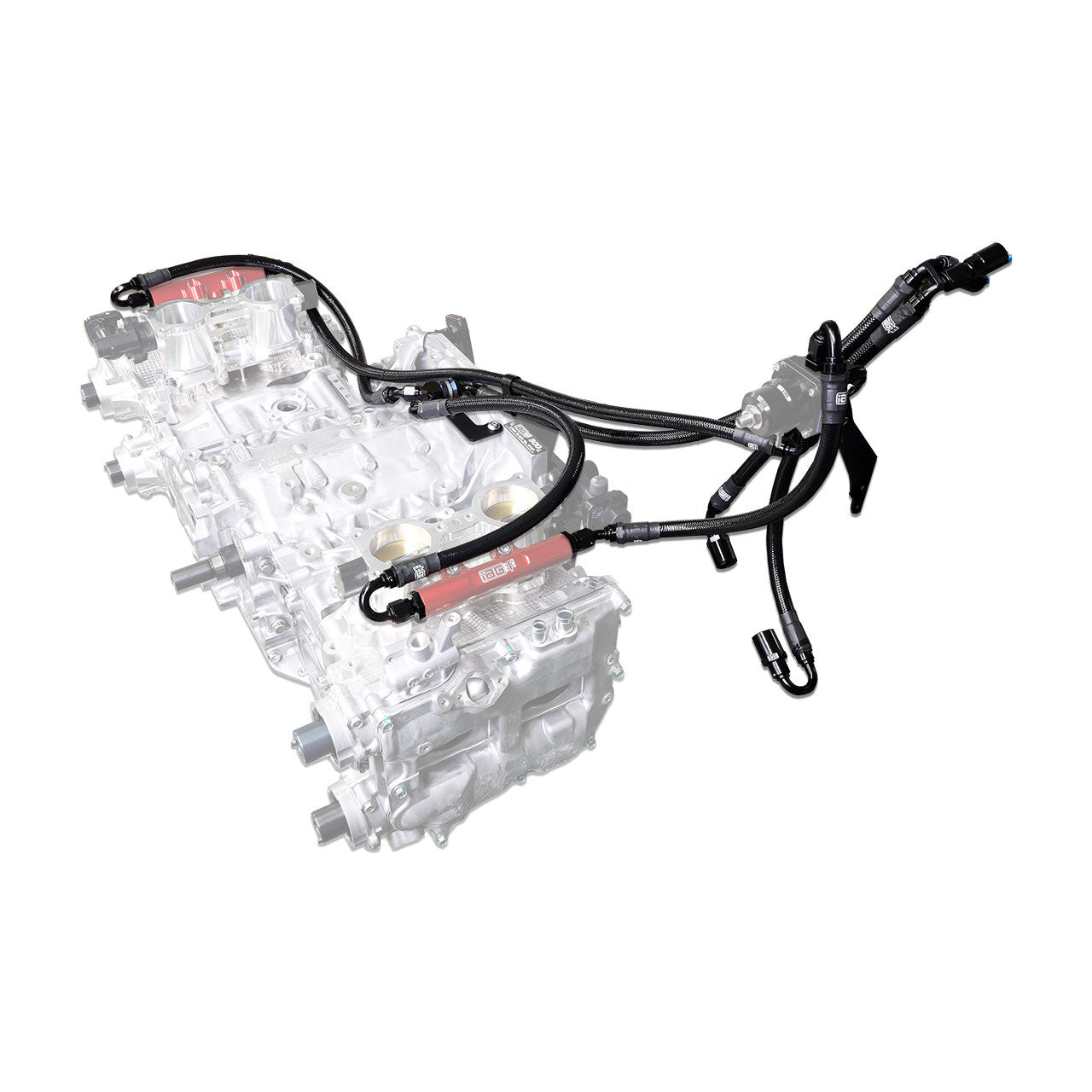 IAG PTFE Flex Fuel Line Kit for use w/COBB Flex Fuel Sensor - 08-14 WRX, 08-21 STI - Installed