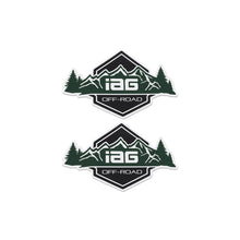 IAG Performance Mountain Logo Stickers
