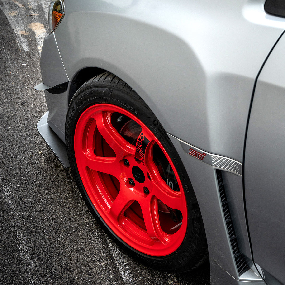 IAG Single Canard Kits For 2015-2021 VA Subaru WRX & STI - Installed 4