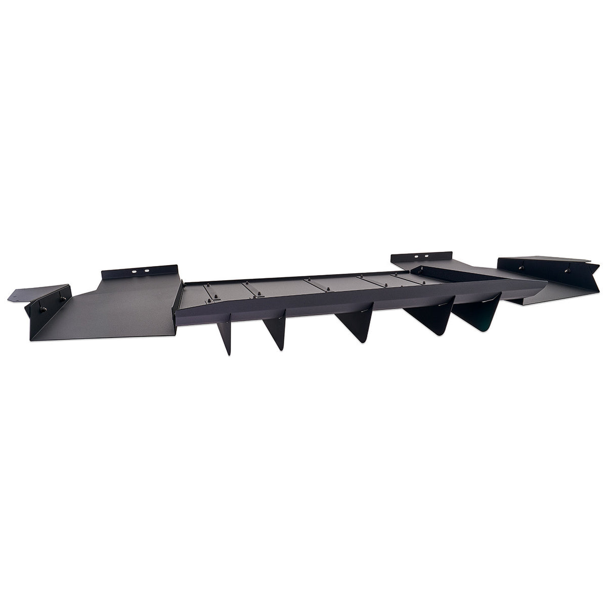 IAG Rear Diffuser For 2015-2021 VA Subaru WRX & STI - Matte Black - Angle 3
