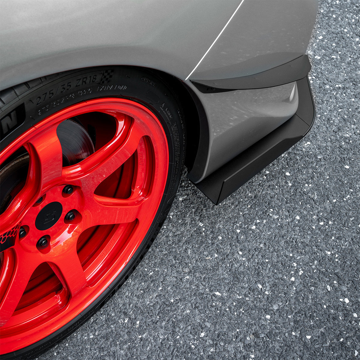 IAG Bent Endplate Winglets For 2015-21 Subaru WRX & STI - Installed 3