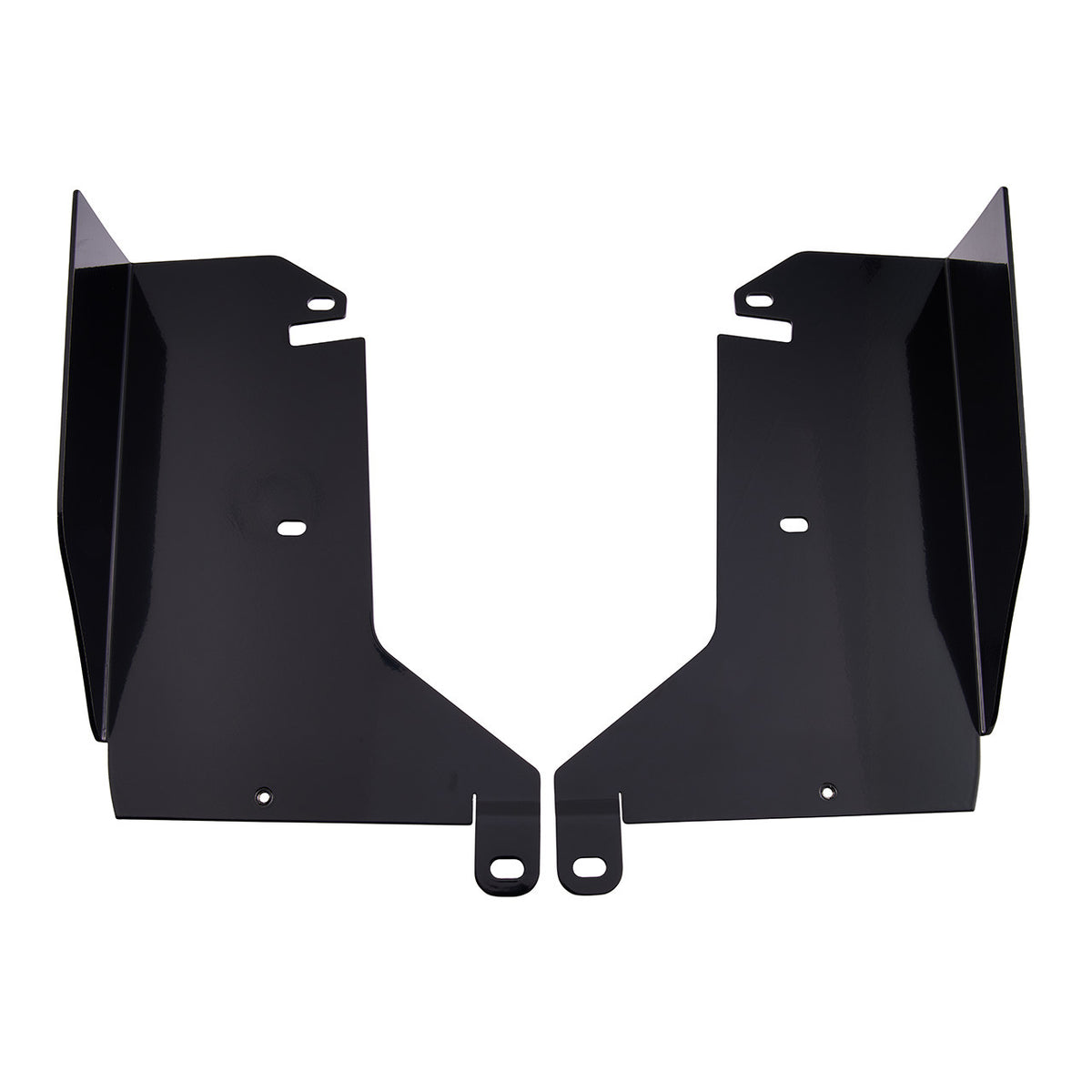 IAG Bent Endplate Winglets For 2015-21 Subaru WRX & STI - Gloss Black