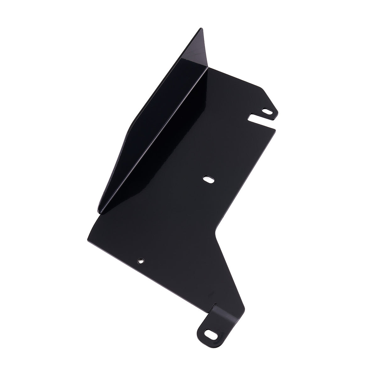 IAG Bent Endplate Winglets For 2015-21 Subaru WRX & STI - Gloss Black Angled