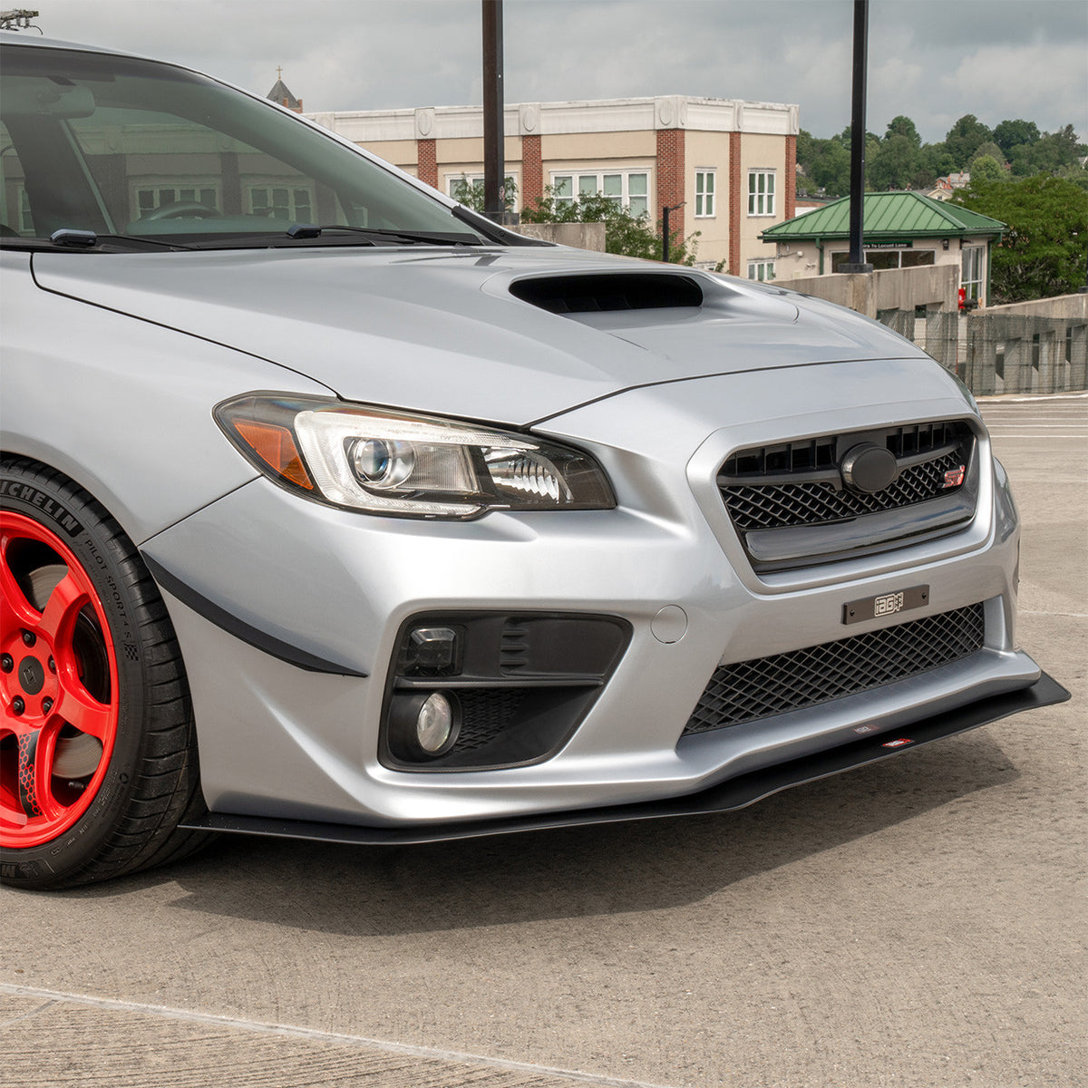 IAG Straight Endplate Winglets For 2015-21 Subaru WRX & STI - Installed