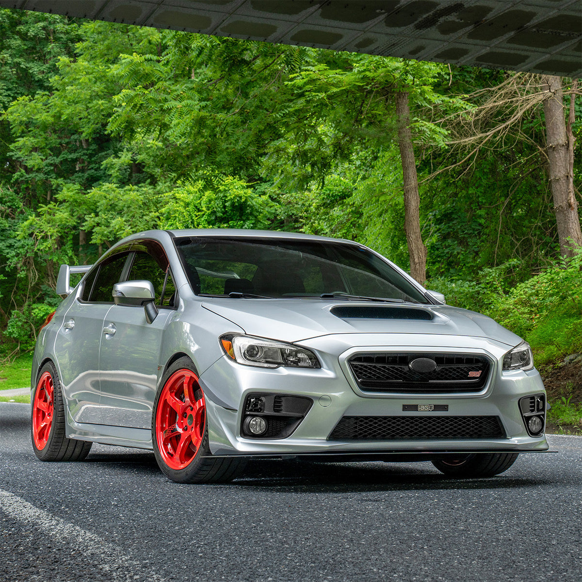 IAG Straight Endplate Winglets For 2015-21 Subaru WRX & STI - Installed 2