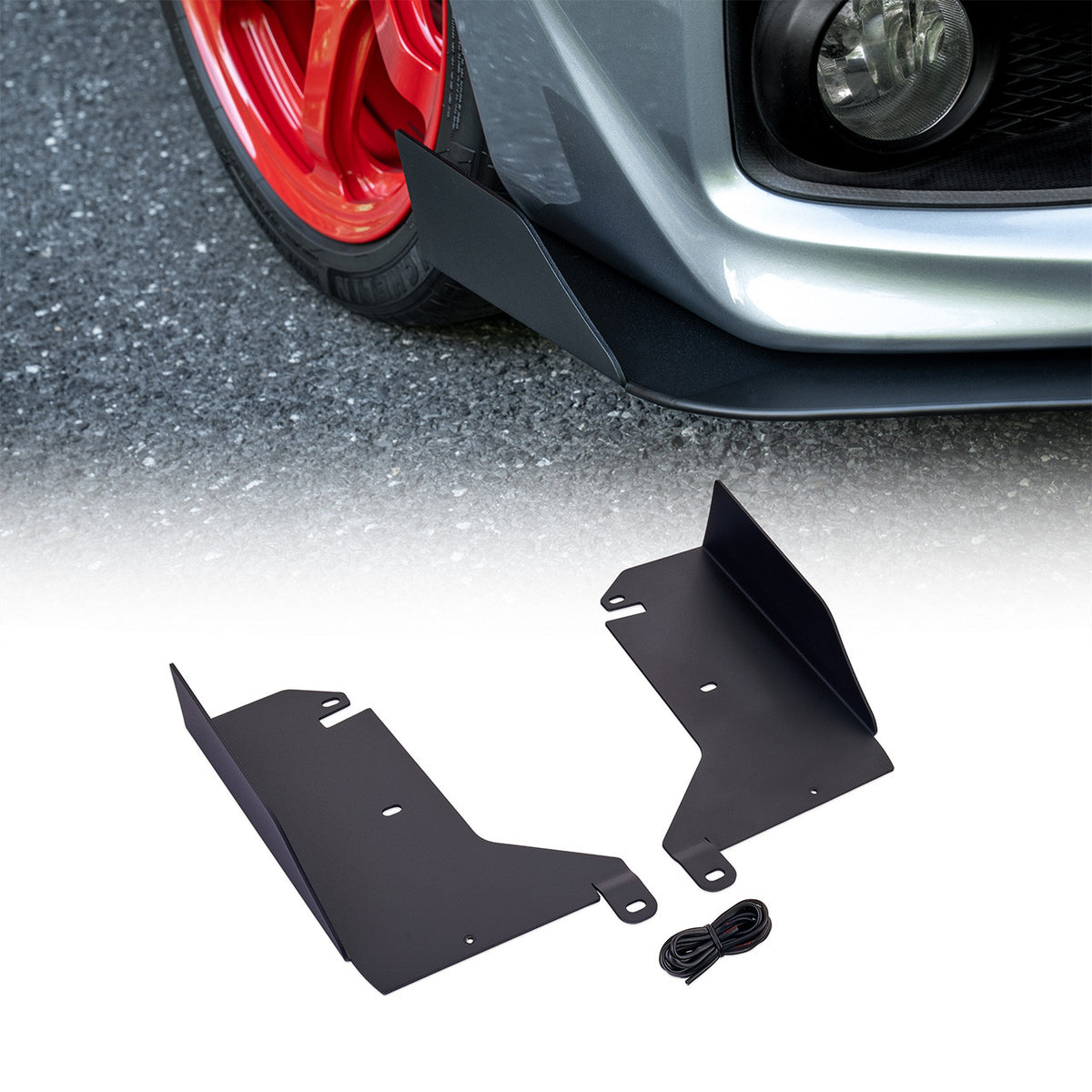 IAG Bent Endplate Winglets For 2015-21 Subaru WRX & STI