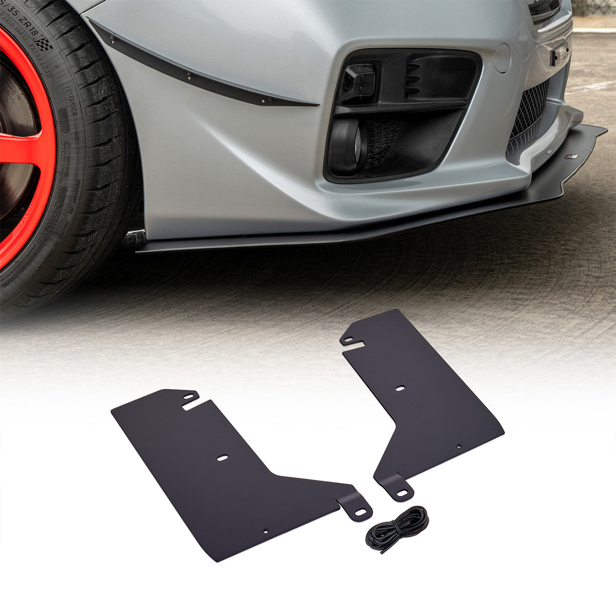 IAG Straight Endplate Winglets For 2015-21 Subaru WRX & STI