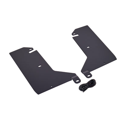 IAG Straight Endplate Winglets For 2015-21 Subaru WRX & STI - Matte Black Layout