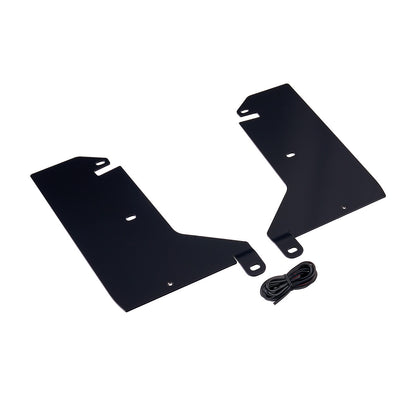IAG Straight Endplate Winglets For 2015-21 Subaru WRX & STI - Gloss Black Layout