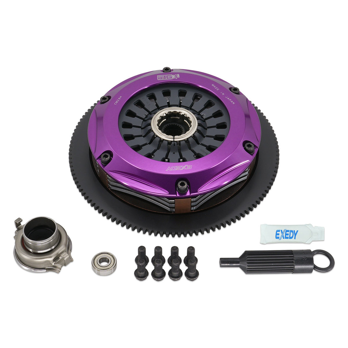 IAG Spec Exedy Triple Disc Clutch Kit - STI 6-Speed w/ T56 Input Shaft - 26 Spline - Layout