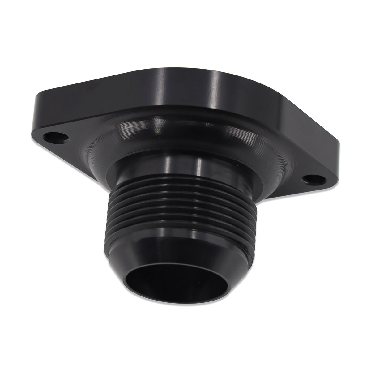 IAG Subaru AN-Style Thermostat Housing for 02-24 WRX, 04-21 STI, 04-13 FXT, 05-09 LGT, 13-24 BRZ - Inverted