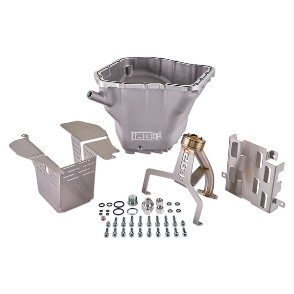 IAG EJ Street Series Oil Pan Package (Silver Pan / Pickup / Street Baffle / Windage Tray) For WRX, STI, LGT, FXT