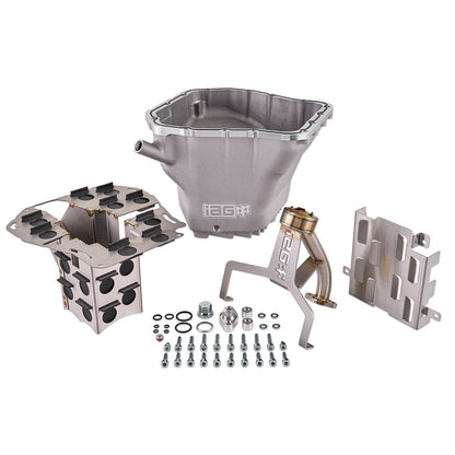 IAG EJ Competition Series Oil Pan Package (Silver Pan / Pickup / Comp Baffle / Windage Tray) For WRX, STI, LGT, FXT
