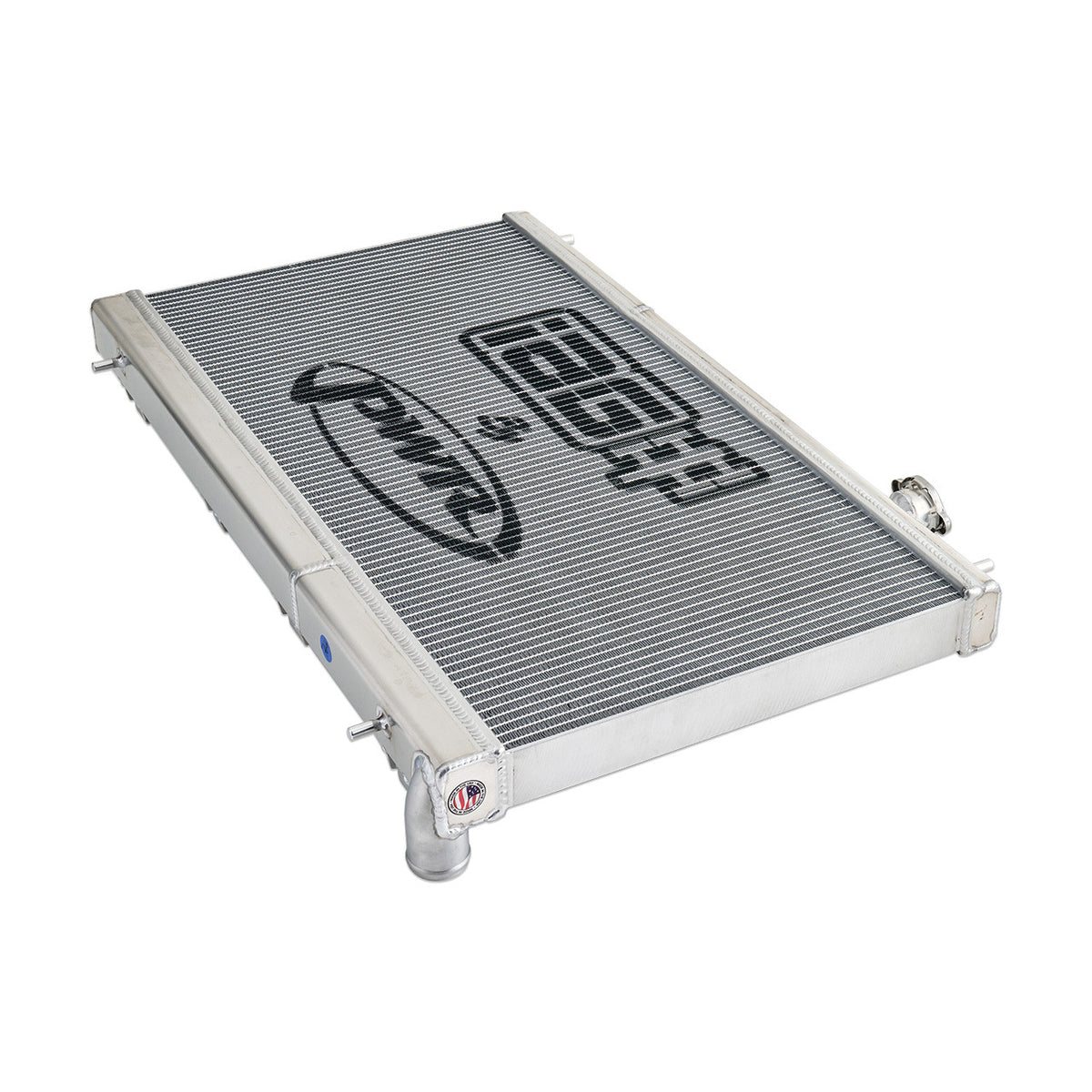 IAG Triple Pass Street Series 42mm Radiator for GV-GR-VA, 08-14 WRX, 08-21 STI  - Side