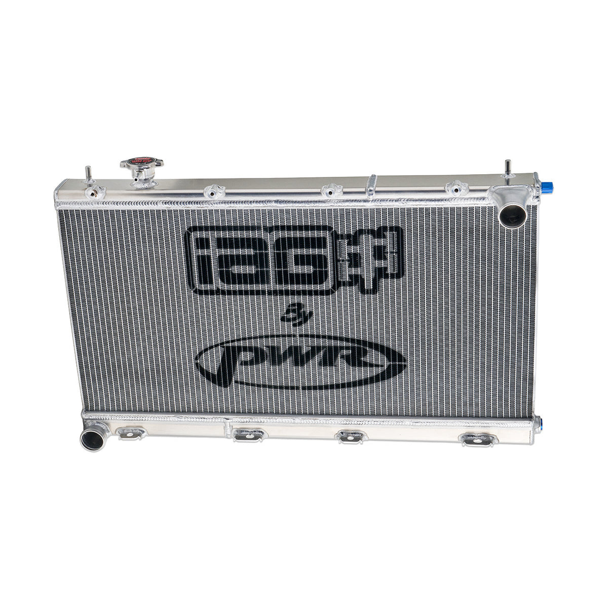IAG Triple Pass Competition Series 55mm Radiator for GV-GR-VA, 08-14 WRX, 08-21 STI - Back