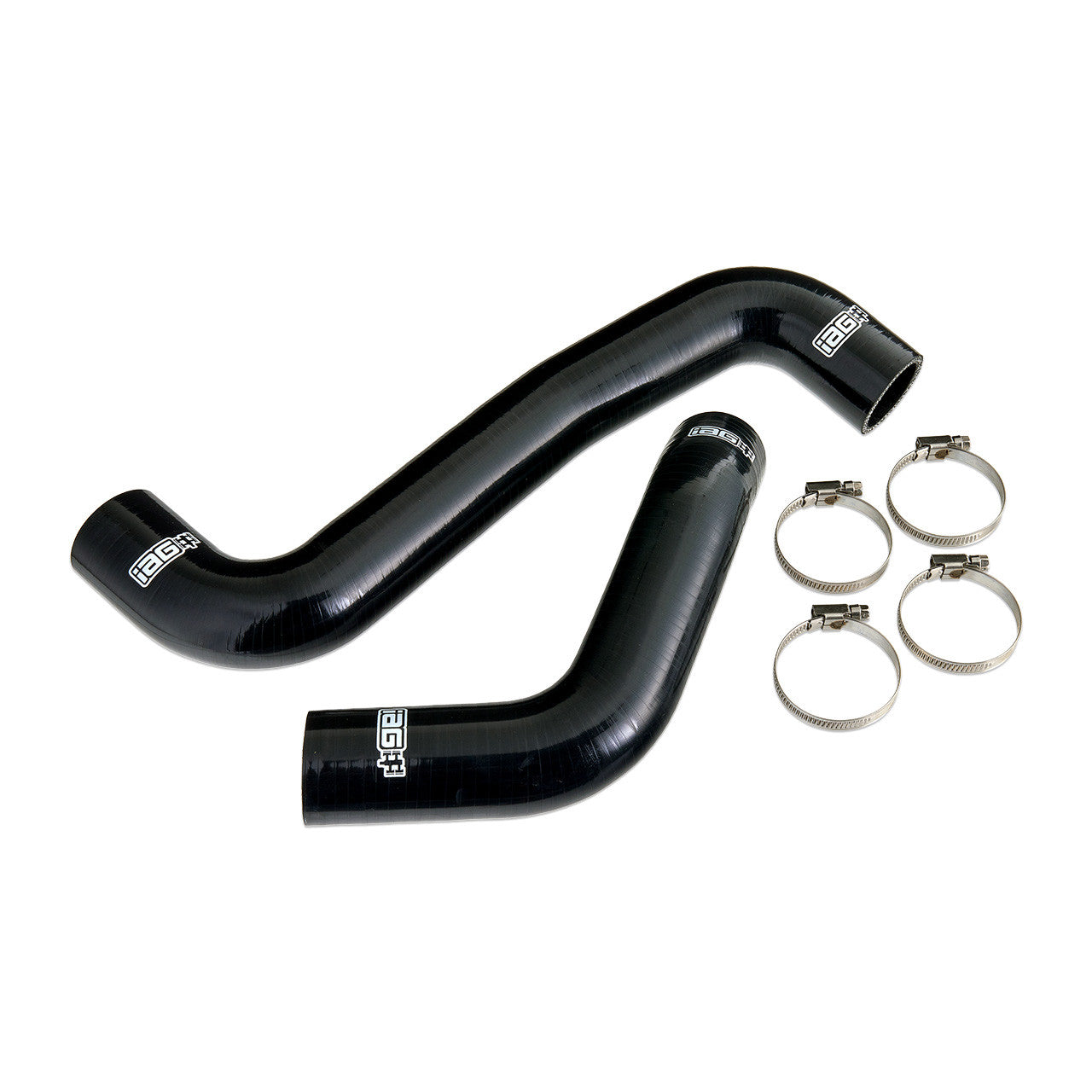 IAG Silicone Radiator Hose Kit for 2008-14 Subaru WRX, 08-21 STI - Black