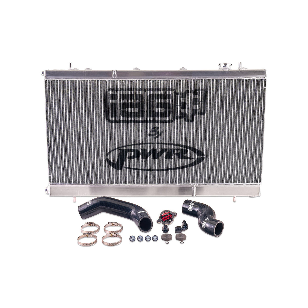 IAG Triple Pass Street Series 42mm Radiator for 2002-07 Subaru WRX , 04-07 STI - Layout