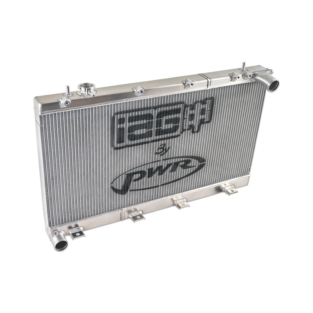 IAG Triple Pass Street Series 42mm Radiator for 2002-07 Subaru WRX , 04-07 STI - Back Standing