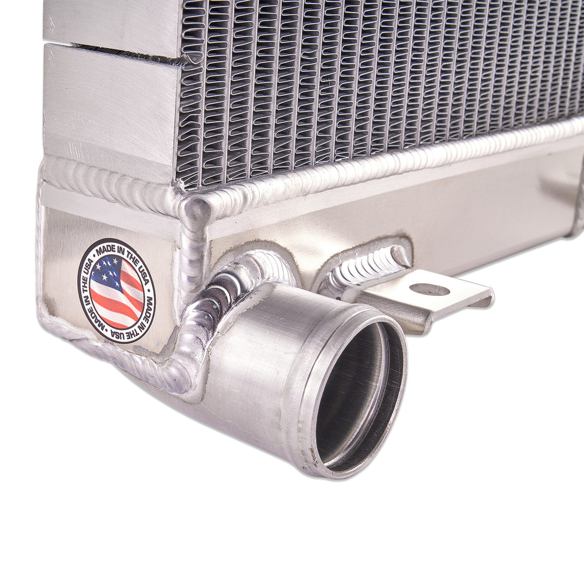 IAG Triple Pass Street Series 42mm Radiator for 2002-07 Subaru WRX , 04-07 STI - Coolant Neck 2