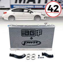 IAG Triple Pass Street Series 42mm Radiator for 2015-21 Subaru WRX
