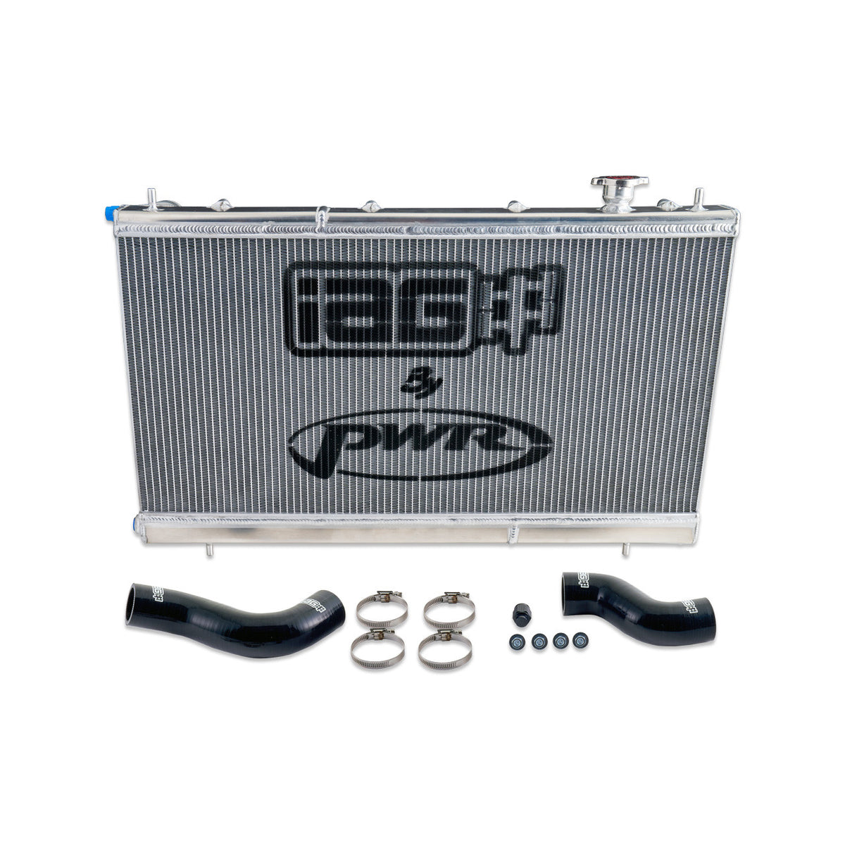 IAG Triple Pass Street Series 42mm Radiator for 2015-21 Subaru WRX - Product Layout