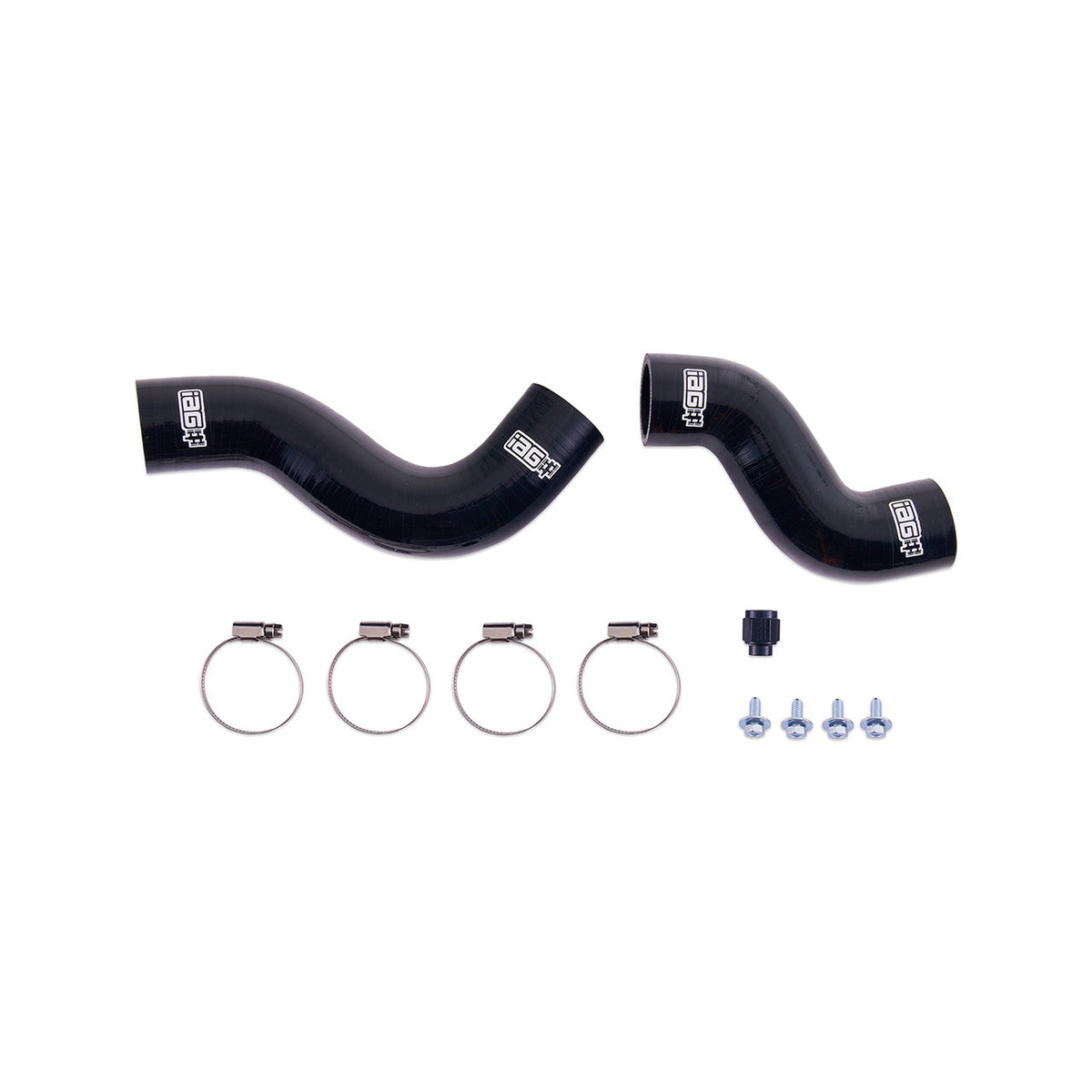 IAG Triple Pass Competition Series 55mm Radiator for 2015-21 Subaru WRX - Hoses & Clamps